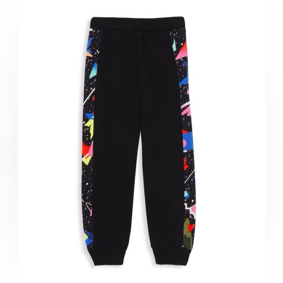 Balmain Kid's Unisex Graffiti Pop Logo Black Jogger Sweatpants NWT $430 - Picture 2 of 9